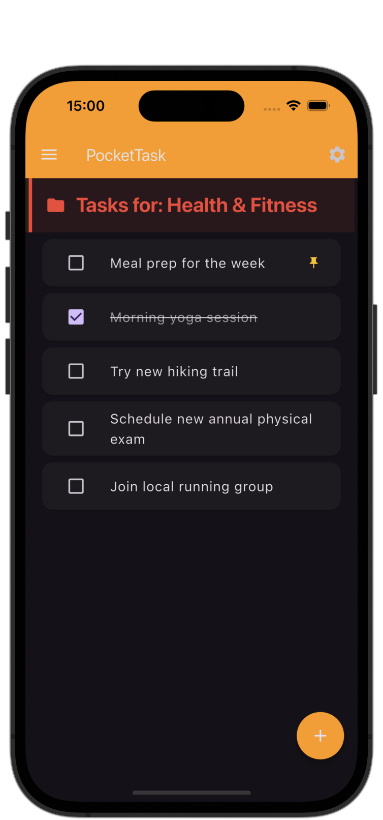 Yellow theme screenshot